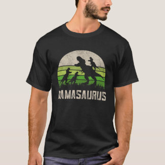 T-shirt Funny Mamasaurus Rex S, Fun Dinosaur Mom 3 Kids Ra