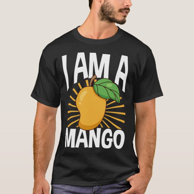 T-shirt Funny Mango Fruit I am A Mango (Devant)
