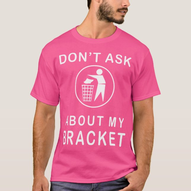 T-shirt Funny March Basketball Bracket (Devant)