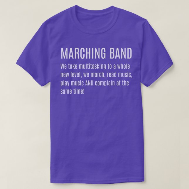 T-shirt Funny Marching Band Pizza Lover Directeur Jo (Design devant)