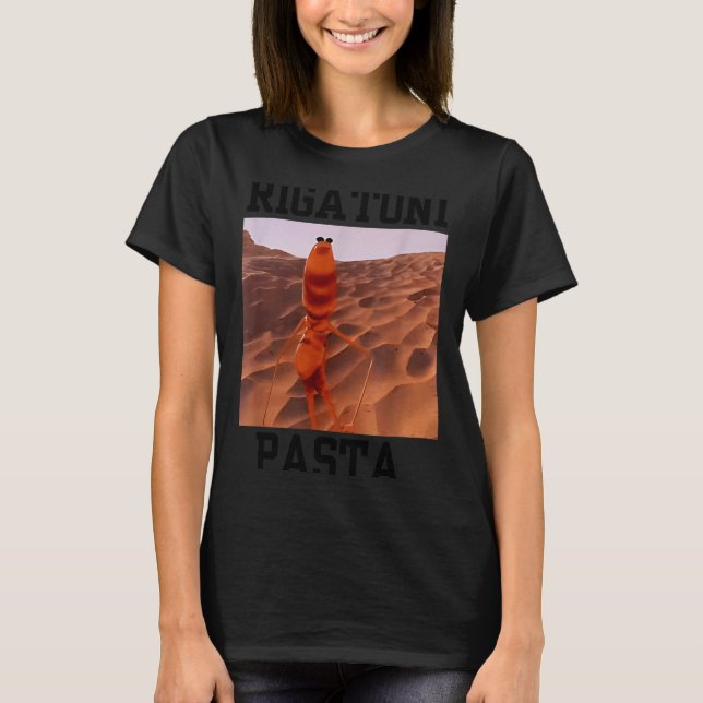 T-shirt Funny Marcus The Worm Rigatoni Pasta Robert Meme T (Devant)