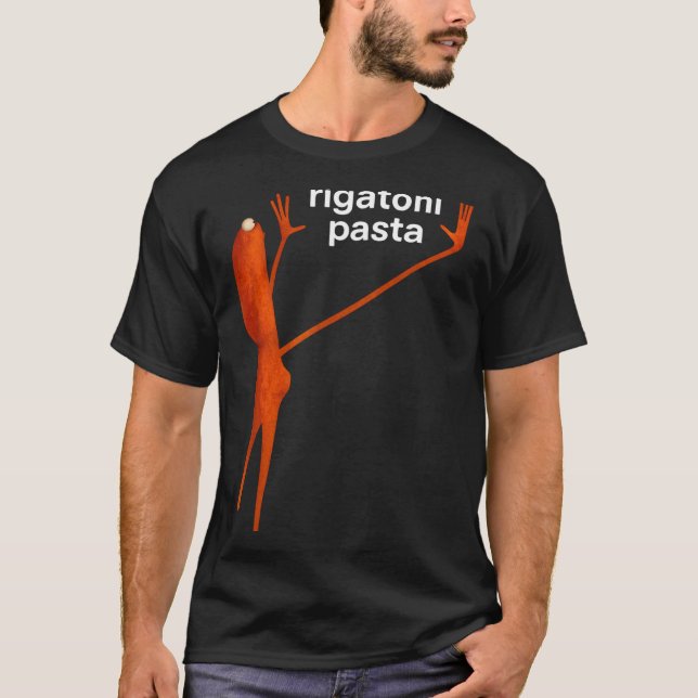 T-shirt Funny Marcus The Worm Rigatoni Pâtes Mème Viral  (Devant)
