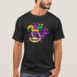 T-shirt Funny Mardi Gras Festival Shark mignonne Mardi Gra