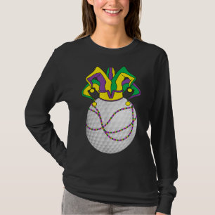 T-shirt Funny Mardi Gras Golf Jester Casquette Funny Festi