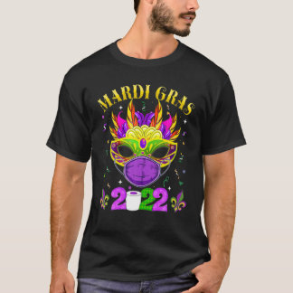 T-shirt Funny Mardi Quarantine Gras 2022 Masque Visage Mar