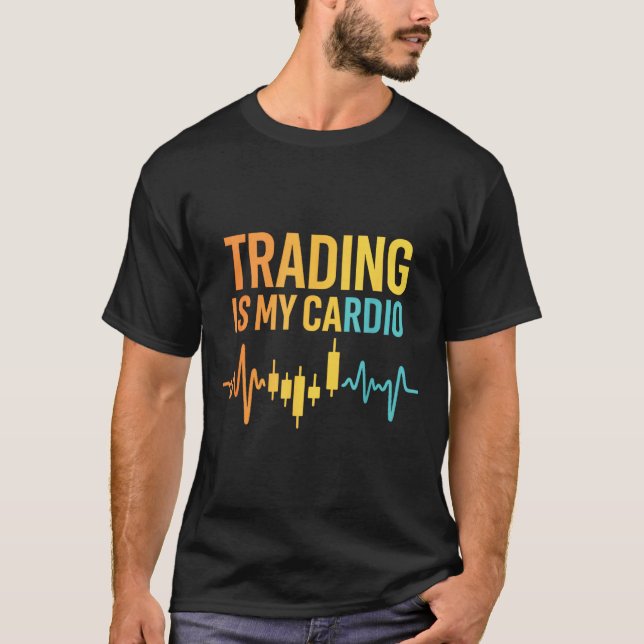 T-shirt Funny Market For Trader Dad, Trading Quotes Stocks (Devant)