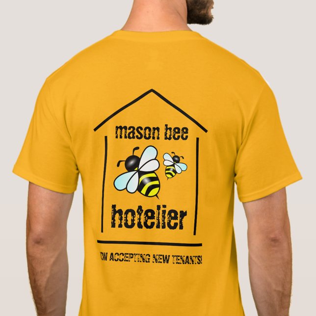 T-shirt Funny Mason Bee Hotelier (Funny Mason Bee Hotelier T-Shirt Cover Photo)