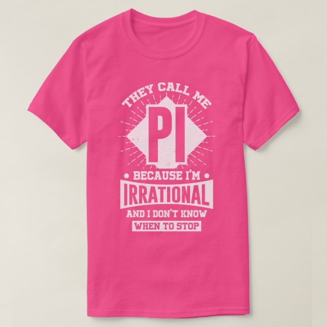 T-shirt Funny Math Pi Day Mathematician Gift  (Design devant)