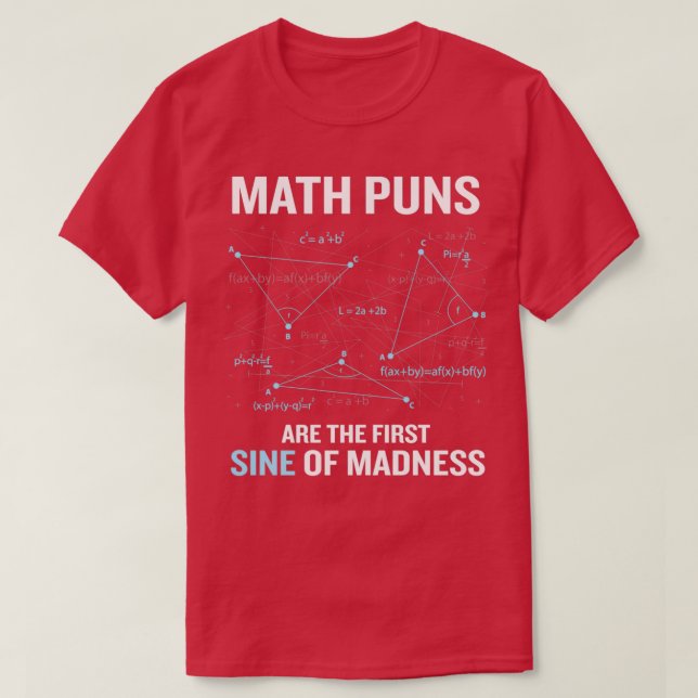 T-shirt Funny Math Pun Calculus Géométrie Professeur Gag C (Design devant)