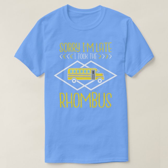 T-shirt Funny Math Pun Enseignant Désolé Ix27M En Retard J (Design devant)