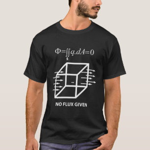 T-shirt Funny Math Science Ingénieur électrique Gauss Law