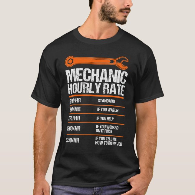 T-shirt Funny Mécanique Horaire Note Future Mécanique 1 (Devant)