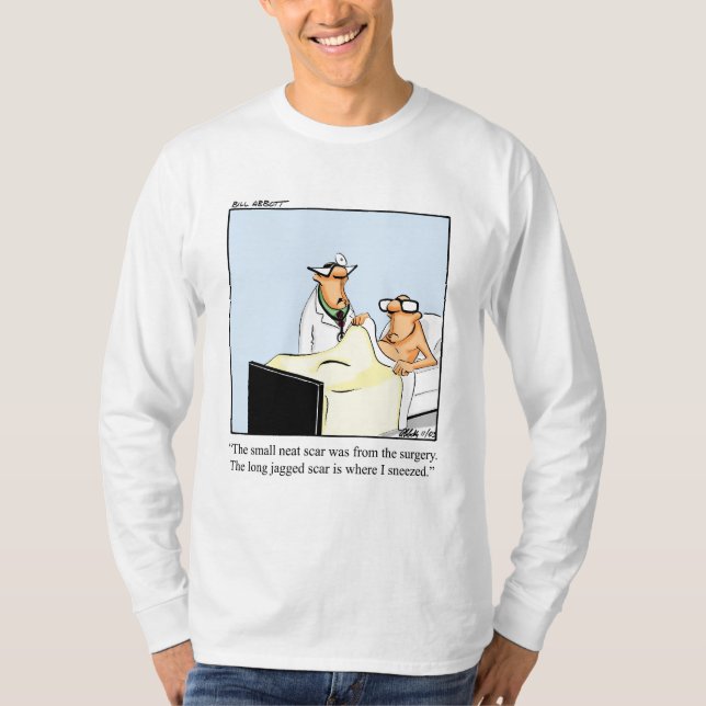 T-shirt Funny Médicale Chirurgie Humour LS Tee - shirt (Devant)