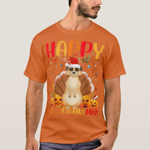 T-shirt Funny Meerkat Animal Lover Happy Meerkat HelloThan