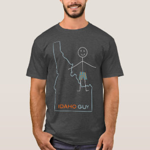 T-shirt Funny Mens Idaho Design ID Boys Idaho Souvenir