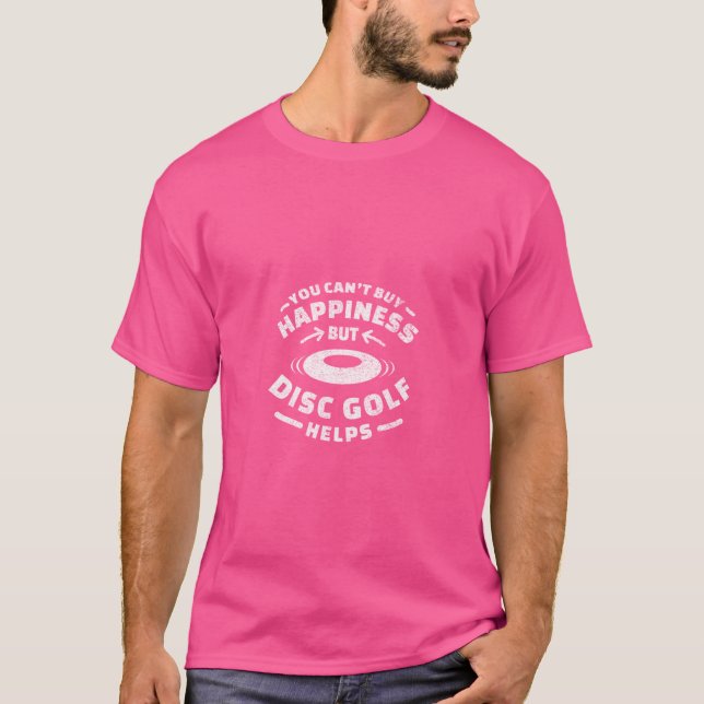 T-shirt Funny Mental Health Disc Golfing (Devant)