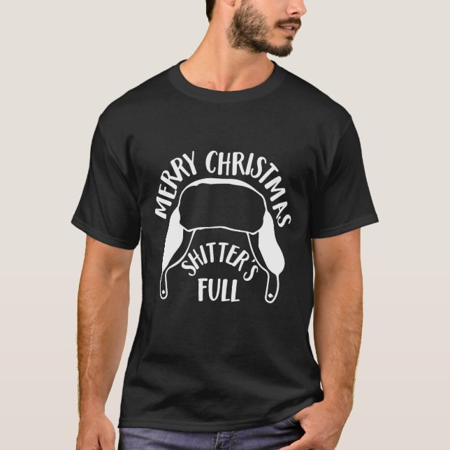 T-shirt Funny Merry Christmas Shitters Full (Devant)