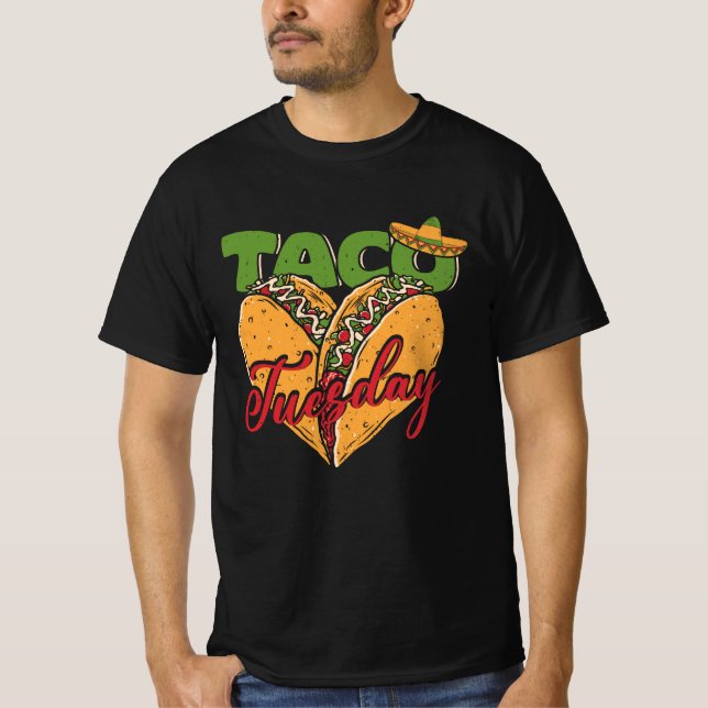 T-shirt Funny Mexicain Taco Lover Taco Mardi Foodie Mexiqu (Devant)