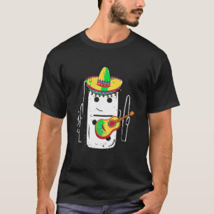 T-shirt Funny Mexicaine Domino Bones Domino Joueur T Chemi
