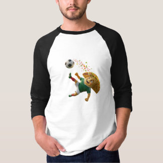 T-shirt Funny Mexico Taco Soccer Mascot Bicycle Kick World