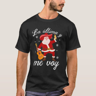 T-shirt Funny Mexique Père Noël Noël Feliz Navidad Mexico