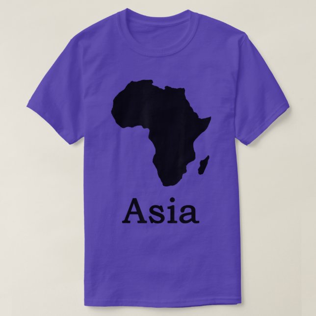 T-shirt Funny Miedup Afrique Asie  (Design devant)