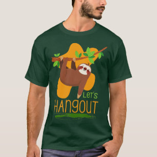 T-shirt Funny mignon Zoo Animal Zoo Keeper Sloth