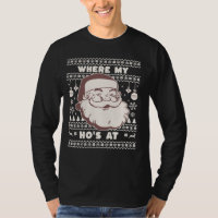 Funny Mignonne Noël Père Noël Ho Ho's Ugly Swea de