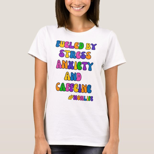 T-shirt Funny Mom Life (Devant)