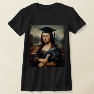 T-shirt Funny Mona Lisa Graduate