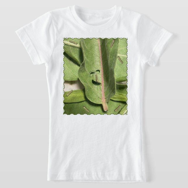 T-Shirt Funny Monarch Butterfly Caterpillar (Poser)