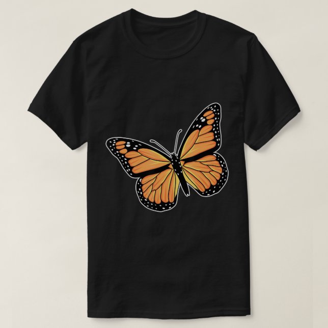 T-shirt Funny Monarch Papillon Art Hommes Femmes Entomolog (Design devant)