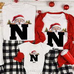 T-shirt Funny Monogramme Famille Noël personnalisé Père No<br><div class="desc">Préparez-vous à des vacances amusantes avec notre T-Shirt Funny Monogrammed Family Christmas Custom Père Noël. Cette chemise est le choix idéal pour les familles qui veulent célébrer Noël avec une touche ludique et personnalisée. Notre chemise de Noël familiale monogrammée est entièrement personnalisable, vous permettant d'ajouter les noms ou les initiales...</div>