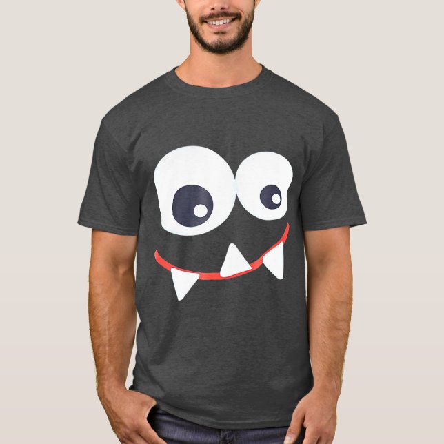 T-shirt Funny Monster Halloween (Devant)
