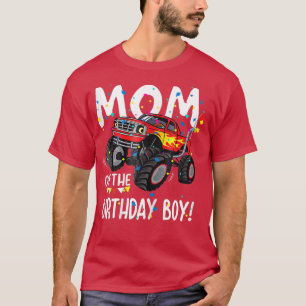 T-shirt Funny Monster Truck Party Maman d'anniversaire gar