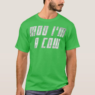 T-shirt Funny Moo Je suis une vache ferme animale ferme va