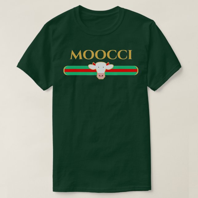 T-shirt Funny Moocci Cows Farm  (Design devant)