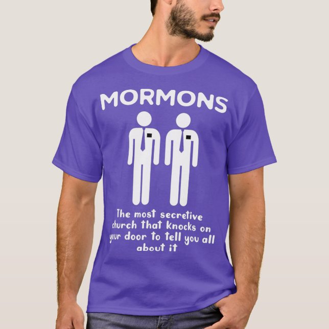 T-shirt Funny Mormon LDS Missionnaire (Devant)