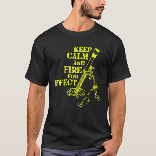 T-shirt Funny Mortarman Infantry Shirt 0311 0341 11B 11C (Devant)