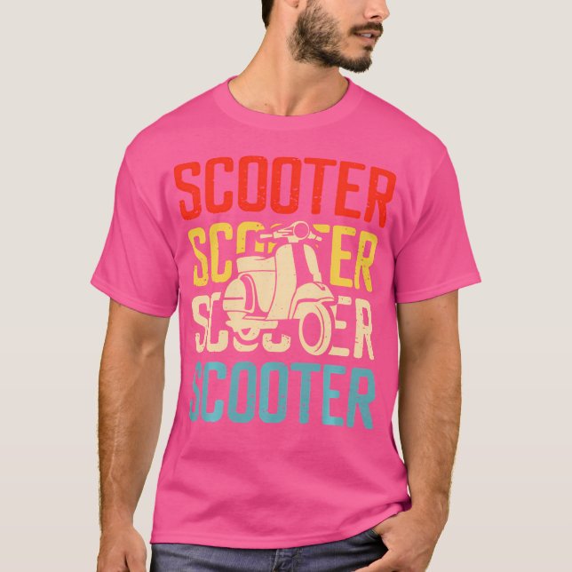T-shirt Funny Motorbike Scooter For Motorbike (Devant)