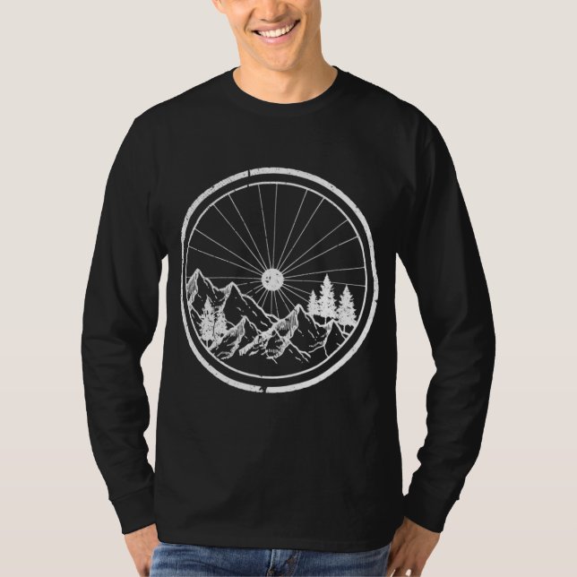 T-shirt Funny Mountain Bike - Vélo VTT (Devant)