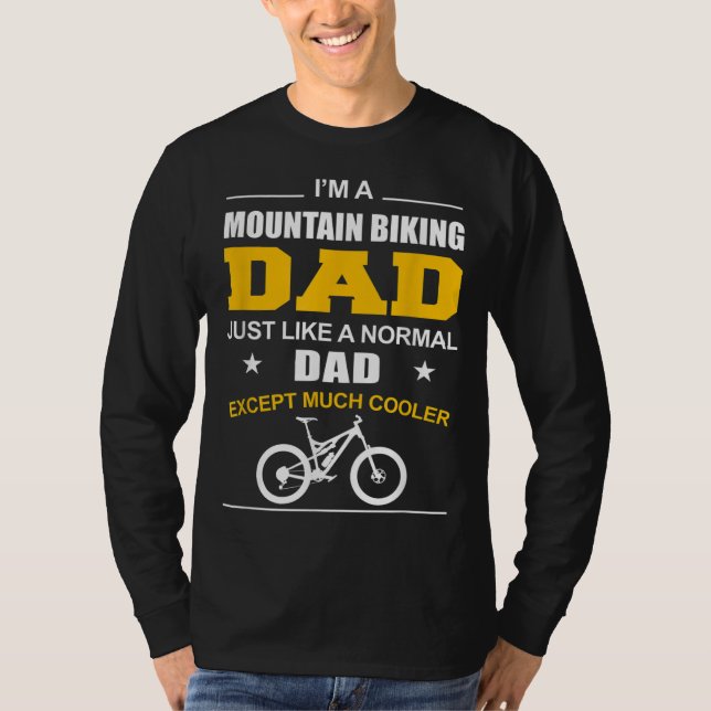 T-shirt Funny Mountain Bike - VTT Papa (Devant)