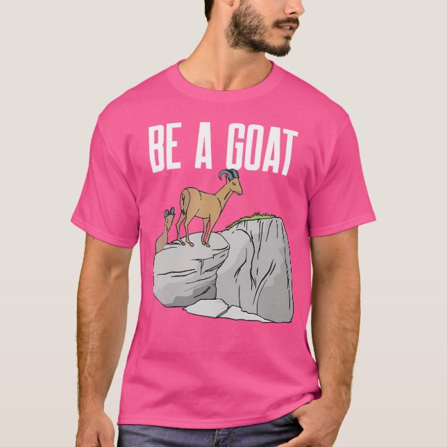 T-shirt Funny Mountain Rock Escalade Be A Goa (Devant)
