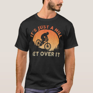 T-shirt Funny Mountain Vélo Design Pour Hommes Femmes Trav