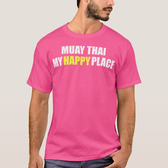T-shirt Funny Muay Thai Boxing Et Kickboxing (Devant)