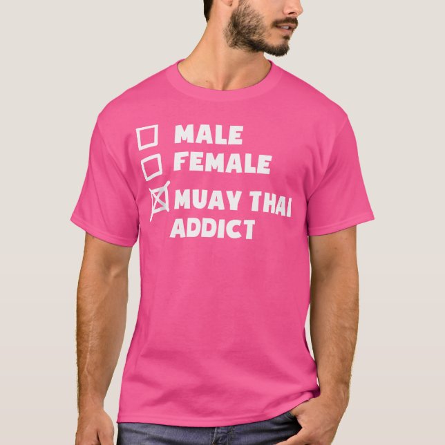 T-shirt Funny Muay Thai Boxing Kickboxing (Devant)