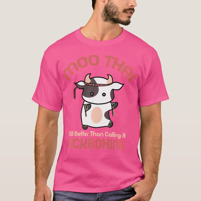 T-shirt Funny Muay Thai Kickboxing (Devant)