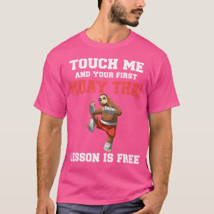 T-shirt Funny Muay Thai Lesson Thai Boxing Kickboxing Slot