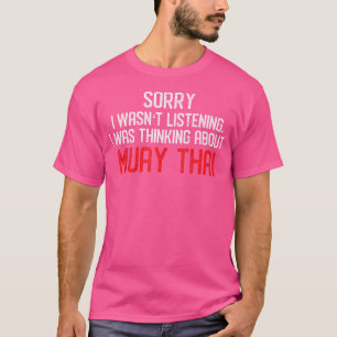 T-shirt Funny Muay Thai Pun Nak Muay Kickboxing