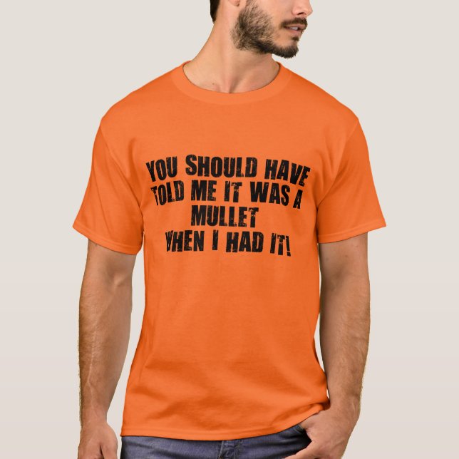 T-shirt Funny Mullet (Devant)